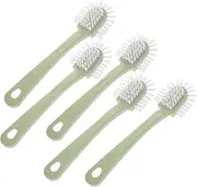 Veemoon Long Handle 5-Sided Brush for Shoes Soft Bristle Household Laundry Brush Safe for Boys and Girls' Shoes
