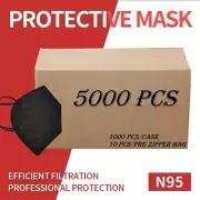 5000 / 500 / 50 Pcs KN95 Protective 5 Layer Face Mask BFE 95% Disposable Masks