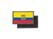 Flag patch printed badge country ecuador