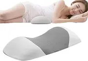 Waist Pillow, Lumbar Support Pillow for Sleeping - Lumbar Support Pillows - Sponge Sponge Orthopedic Refracted Contourered Posture Correction Poute for Floor in Chair