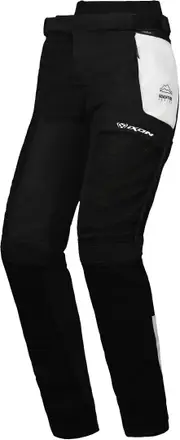 Ixon M-Njord Motorcycle Textile Pants, black-grey, Size 3XL for Men Black Grey