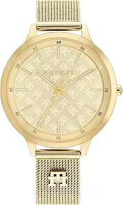 [Tommy Hilfiger] Women's Iris 1782588 Quartz Watch, Light Champagne, 36 mm Case Diameter