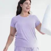 Women&#039;s Modal Slim Sleep Tee - Lavender / M