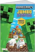 Bendon Minecraft Jumbo Coloring Book | 80 Pages | Officially Licensed