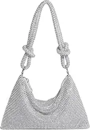 [YUWITA] Rhinestone Purse for Women Evening Bag Glitter Sparkly Mini Handbags