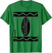 [VidiAmazing] Green Crayon Box Halloween Costume Couple Group T-Shirt ds644 T-Shirt
