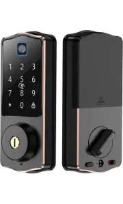 Keyless Smart Door Lock Front Door, Fingerprint Door Lock NEW IN BOX
