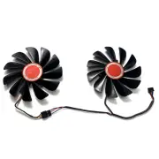 Cooling Fan Repair Parts for XFX RX580 590 4GB8GB Black Wolf Graphics Card