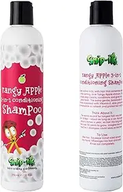 [Snip-its] Daily Kids Tangy Apple 3-in-1 Conditioning Shampoo & Body Wash (Tangy Green Apple, 300ml Bottle) - Natural Botanical Extracts - Cruelty-Free - Renewable Sources , Made in USA