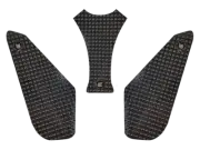 Eazi-Grip Kawasaki Ninja 400 Tank Grips (Black) (+Free Center Tank Pad)