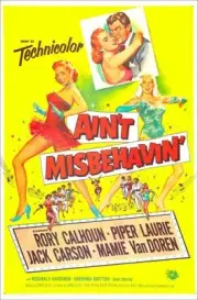 Ain't Misbehavin' poster Piper Laurie Rory Calhoun Piper Lauri- 1955 Old Photo
