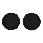 2pcs Suede Round Car Cup Holder Coasters Vehicle Drink Soft Pad Coaster Black