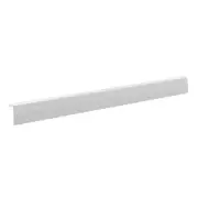 Baseboard Heater Cover Premium Series 7 ft. Galvanized Steel Easy Slip-On White