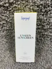 SUPERGOOP Unseen Sunscreen 2.5 oz. SPF 40. New & Sealed Exp 01/2027