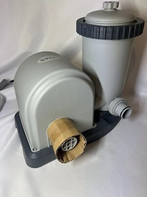 INTEX 28635EG C1500 Krystal Clear Cartridge Filter Pump for Above Ground Pools