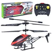 （Red）Rechargeable Remote Control Helicopter, LED Light Modes, Altitude Hold, 3.5 Channel, Gyro Stabilizer,Remote Helicopter Toys for Boys and Girls
