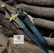 Conan The Barbarian Atlantean Sword Replica Sword Gold Edition Sword+Sheath