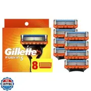 Gillette Fusion5 Razor Refills for Men, 8 Razor Blade Refills
