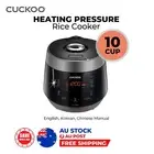 CUCKOO 10-Cup HP Pressure Korean Rice Cooker Multi Silver Black (CRP-P1H1009S)