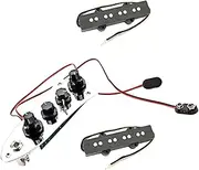 Totority Pickup for 4-string Pickup Set Metal Material Innovative Design Use