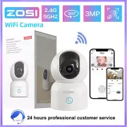 ZOSI 5G 3MP WiFi IP Security Camera 33ft Night Vision 2-Way Talk Smart Home IR