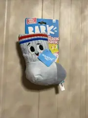 Bark The Snack Pack Plush Dog Toy Hide And Seek Treat Clinker/squeak 7.5”
