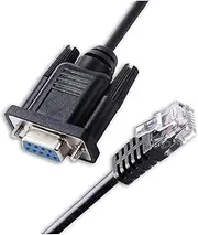 Lea-Hine Stepper Motor Servo Drive Console Serial Communication Tuning Cable 9 Pin DB9 Female to RJ11 6P6C Serial Tuning Cable Material: PVC(2.98m)