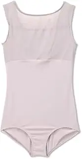 [Danskin] DA122101 Women's Leotard, Comfortable, Sweat Absorbent, Quick Drying, Back Cross Leotard,