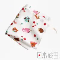 在飛比找PChome24h購物優惠-日本桃雪可愛紗布方巾(小女孩最愛-小動物)