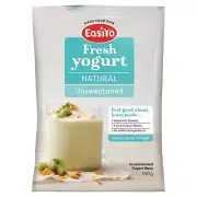 EasiYo Fresh Yogurt Natural 140g (Pack of 8)