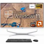 PC All IN One 24 " Touchscreen Win11 4gb 240gb AMD Rx Series Fixed Webcam 2k_
