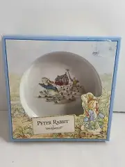 VINTAGE Wedgwood "PETER RABBIT" Baby/Child Dish Beatrix Pottery Made In England