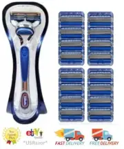 16 Hydro5 Connect Blades Cartridges Refill Shaver & Gillette Fusion Razor handle