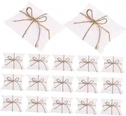 MOLUCKFU 50 Pcs Boxes Pillow present Box Small present Boxes Paper Pillow Boxes present Packaging Boxes Pillow Boxes for Candy Packaging Boxes present Boxes with Rope Paper present Boxes Candy Boxes