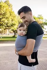 Amarsupiel Muselina Ring Baby Carrier Bámbula Ring Baby Carrier Premium Sling from The EU Oeko-Tex Certified Woven Sling Pamper Your Baby with The Softest Hug