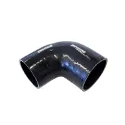Aeroflow 90 Degree Silicone Hose Reducer/Expander 102-90mm 4"-3-1/2" I.D Black