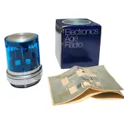 Vintage GE Blue Max Police Siren Light AM Transistor Radio NEW w/ BOX