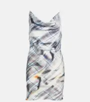[Y/Project] Y/Project Invisible strap satin slip dress AU 14 multicoloured