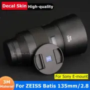 For ZEISS Batis 135mm F2.8 Decal Skin Camera Lens Sticker Vinyl Wrap Film