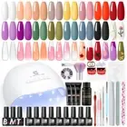 Gel Nail Polish Set with UV Nail Lamp Kit Poly Gel Builder Nail Extension Kit AU