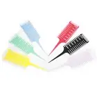 3-Way Sectioning Highlight Comb Weave Weaving Comb Hair Dye Styling Salon T*z8