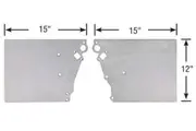 Competition Aluminium Front Motor Plate 2-Piece Suit Holden GM LS Series V8