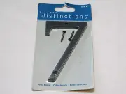 Hillman Distinctions 843147 4 inch black house mailbox number # 7 NOS
