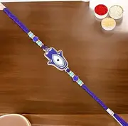 Ghasitaram Gifts Rakhi for Brother Rakhis Online - 8931 Evil Eye Fancy Thread Rakhi