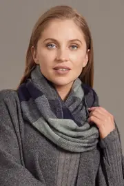 Possum Merino Wool Silk Snood - Ombre Snood - Made in New Zealand