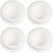 4 Pack Suction Sink Stopper Soft Flexible Bath Plug Easy to Use Non-Slip Sealed Flat Cover Kitchen Bathroom Accessory