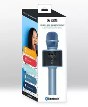 Karaoke Microphone Wireless Bluetooth Built-in Speakers HD Recording | Blue