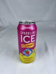 12 Pack Sparkling Ice STARBURST Strawberry, Zero Sugar Flavored Sparkling Water