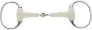 Lorina Flexi Single Jointed Eggbutt Snaffle (UK Size: 5.5in) (Silver)
