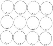 HOMOCONO 12Pcs Manganese Steel Spring Clips for Halogen and Spotlight Installation Durable Lamp Buckles for Downlights Non Rusty Fixing Accessories